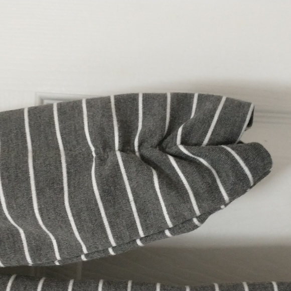 Soho Grey and White Stripped Jacket Size S - Picture 2 of 5